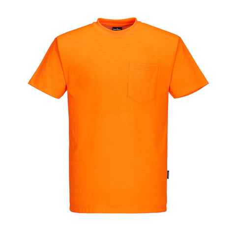 Portwest S577ORR Non Ansi Cotton Blend T-Shirt S/S - Orange - R