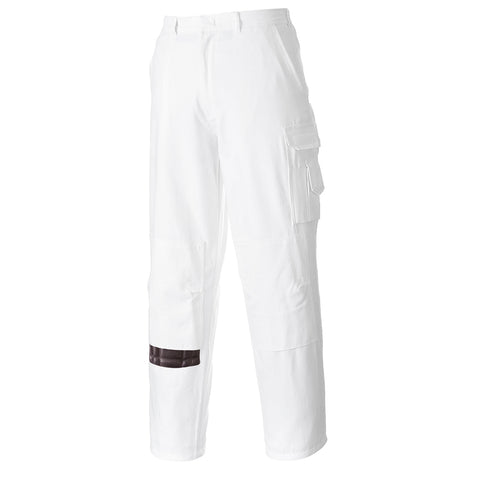 Portwest S817WHT Painters Pants - White Tall - T