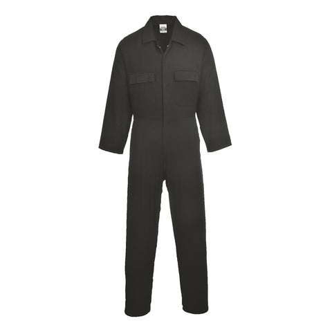 Portwest S998BKR Cotton Work Coverall - Black - R