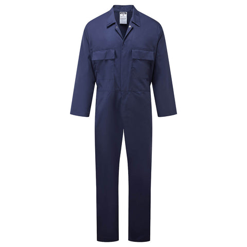 Portwest S999NVR Euro Work Polycotton Coverall - Navy - R