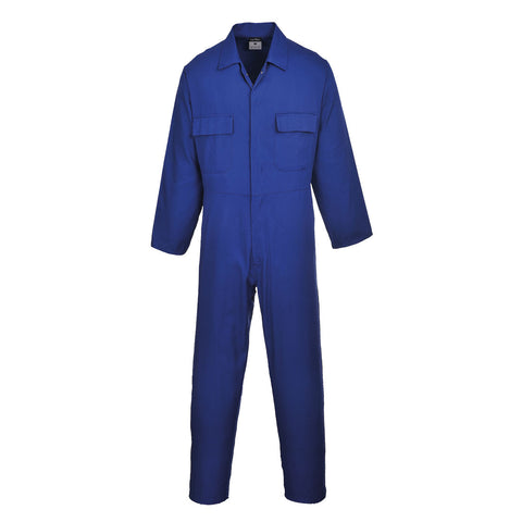 Portwest S999RBR Euro Work Polycotton Coverall - Royal Blue - R