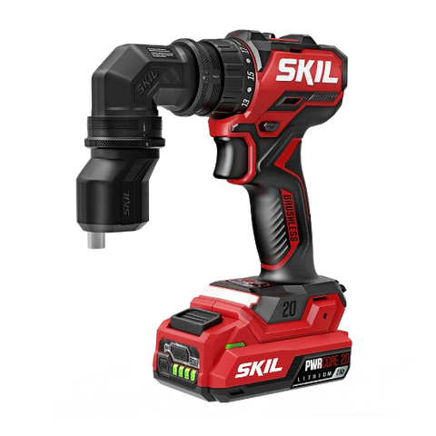 SKIL QD6293B-10 20V Installation Drill Kit with 4 Attachments, 20V 2.0Ah USB-C Battery and 45W PD Charger