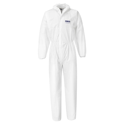 Portwest ST40WHR BizTex Microporous Coverall Type 5/6 (PK50) - White - R