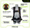 Frontline 110CTB Combat Lite Full Body Harness all Aluminum Hardware and Suspension Trauma Straps XL/2X