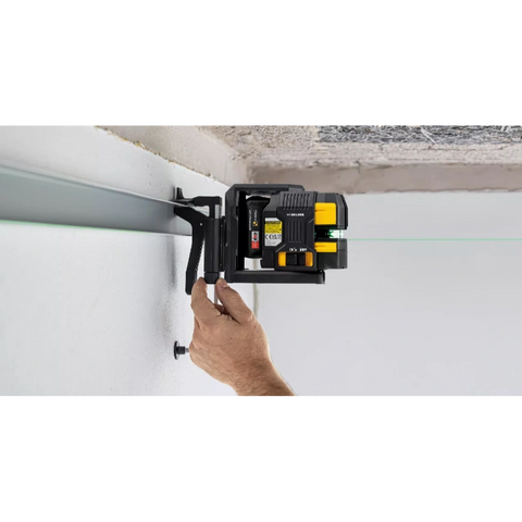 Stabila 03520 Cross-line laser LAX 500 G, 12 V system, 7-piece set, with rechargeable battery and charger