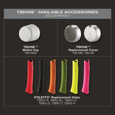 Stiletto TIB-MR TIBONE™ Milled Steel Replacement Face