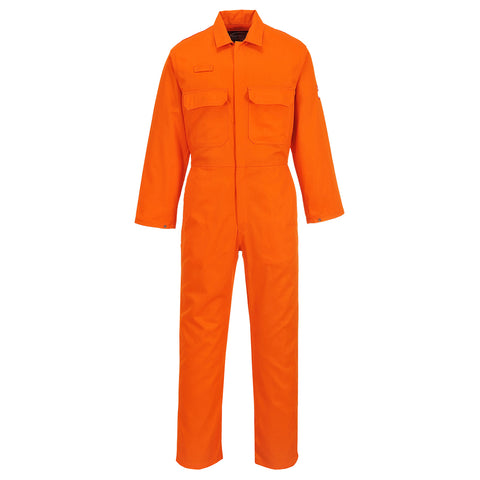 Portwest UBIZ1ORR Bizweld Work FR Coverall - Orange - R