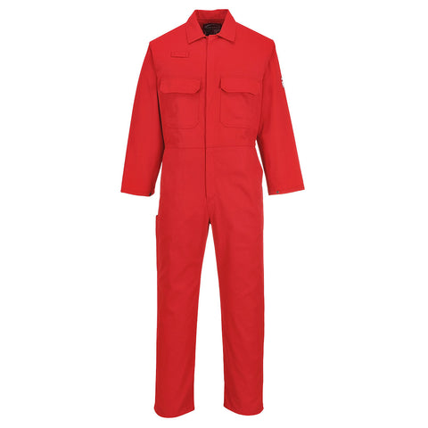 Portwest UBIZ1RER Bizweld Work FR Coverall - Red - R