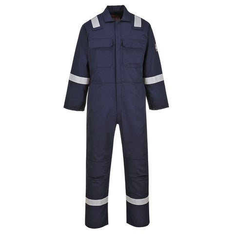 Portwest UBIZ5NAR Bizweld Work Iona FR Coverall - Navy - R
