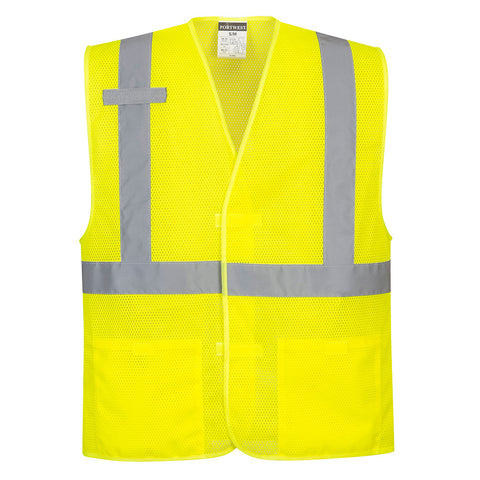 Portwest UC492YER Economy Hi-Vis Band and Brace Vest - Yellow - R