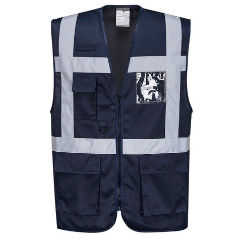 Portwest UF476NAR Iona Enhanced Executive Vest - Navy - R