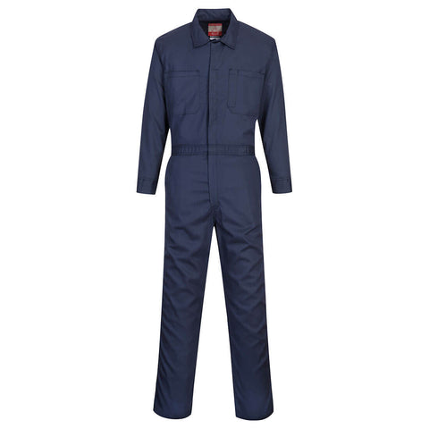 Portwest UFR87NAT Bizflame 88/12 Classic FR Coverall - Navy Tall - T