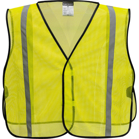 Portwest US390YE Economy Non ANSI Mesh Vest - Yellow - R