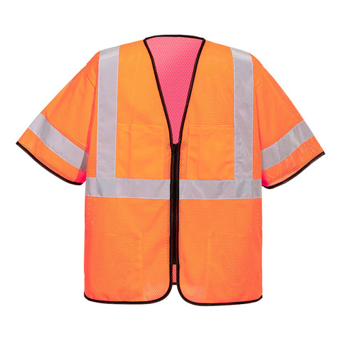 Portwest US397ORR Hi-Vis Tampa Mesh Class 3 Vest - Orange - R