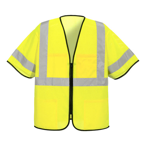 Portwest US397YER Hi-Vis Tampa Mesh Class 3 Vest - Yellow - R