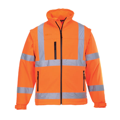 Portwest US428ORR Hi-Vis 2-in-1 Softshell (3L) - Orange - R