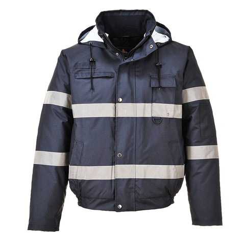 Portwest US434NAR Iona Enhanced Winter Bomber Jacket - Navy - R
