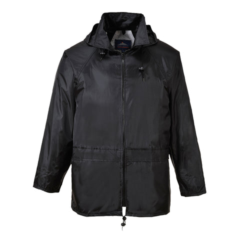 Portwest US440BKR Classic Rain Jacket - Black - R