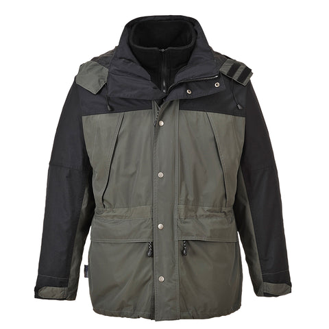 Portwest US532GRR Orkney 3 in 1 Breathable Jacket - Gray - R