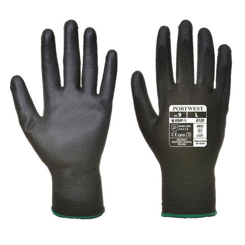 Portwest VA120K8R Vending PU Palm Glove - Black - R