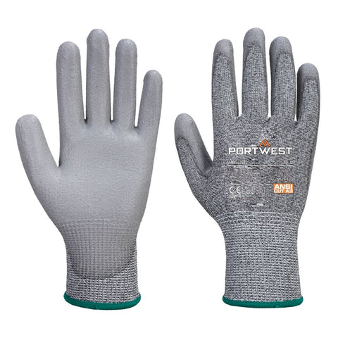 Portwest VB622G7R Vending Cut C13 PU Glove A3 (144 Pairs) - Gray - R
