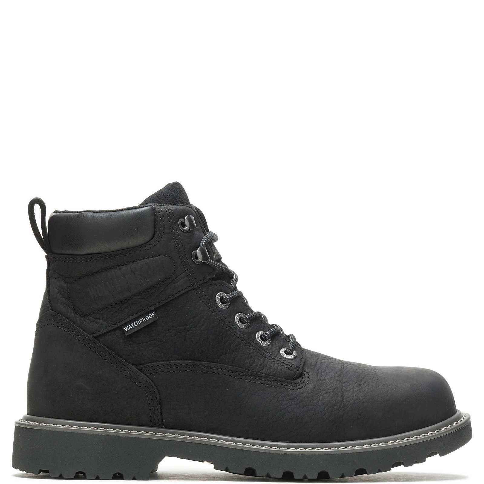 Wolverine Floorhand WP Boots Mens Size 9 Black Waterproof Slip Resistant W10691 W10691 WOLVERINE SOFT TOE 6 INCH – Shoeworks main image 3
