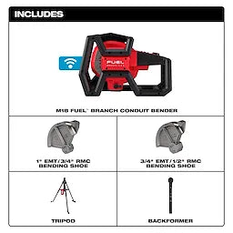 Milwaukee 5150-20 M18 FUEL™ Branch Conduit Bender w/ AUTO-ZERO™