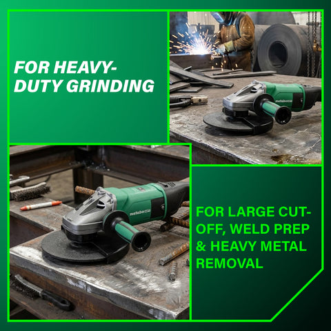 Metabo HPT US646467800 7" 15 Amp Surface Preparation Kit Angle Grinder image 4