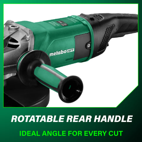 Metabo HPT US646467800 7" 15 Amp Surface Preparation Kit Angle Grinder image 8