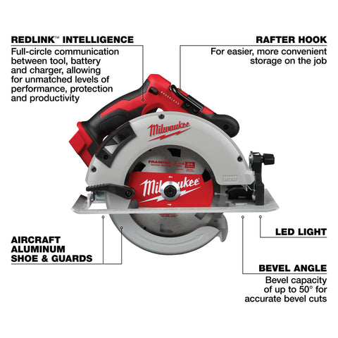 Milwaukee 3693-24CX M18 Brushless 4-Tool Combo Kit image 10