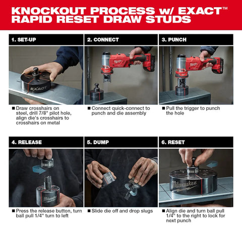 Milwaukee 2677-04 M18™ FORCE LOGIC™ 6T Knockout Tool 1/2" - 4"