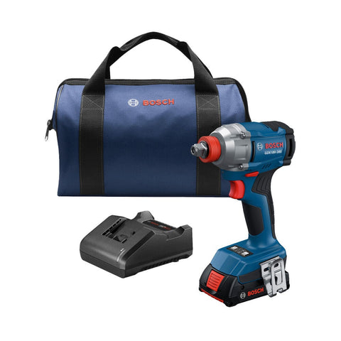 Bosch GDX18V-285B12 18V Two-In-One Impact Driver/Wrench Kit