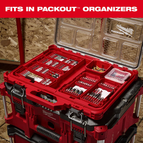 Milwaukee SHOCKWAVE fits in PACKOUT Organizers image