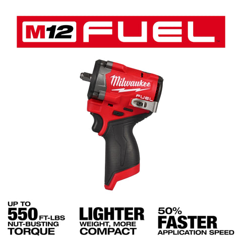 Milwaukee 3424-23 M12 FUEL 3-Tool Combo Kit