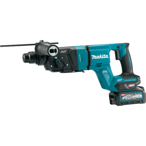 Makita GRH07M1 40V max XGT® Brushless Cordless 1-1/8" SDS-PLUS AVT® Rotary Hammer Kit, AFT® and AWS® Capable (4.0Ah)