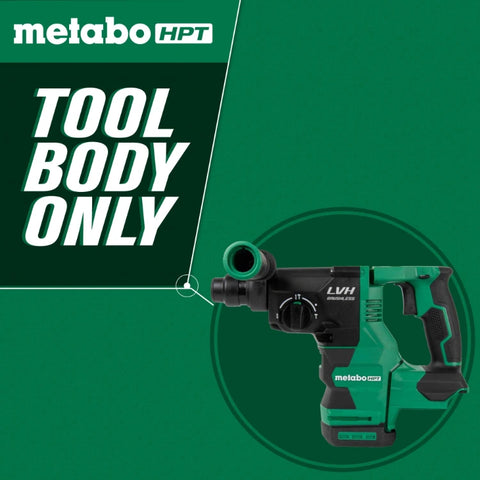 Metabo HPT DH1826DAQ4M 18V 1-1/8" SDS Plus Rotary Hammer Bare Tool