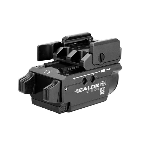 OLIGHT BALDRMINITBK Baldr Mini / Baldr RL Mini Laser Combo Tactical Light 600 Lumens