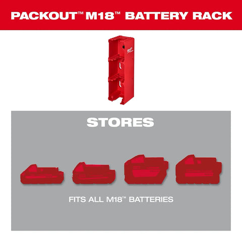Milwaukee 48-22-8339 PACKOUT™ M18™ Battery Rack