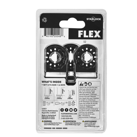 FLEX FAM40101-3 3pc Plunge Cutting Blade Kit