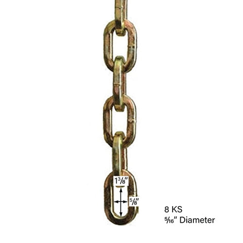 ABUS 8KS 00701 High Security Chain 5/16 in. x 6 ft.