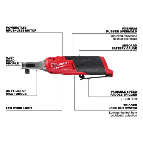 Milwaukee 3424-23 M12 FUEL 3-Tool Combo Kit