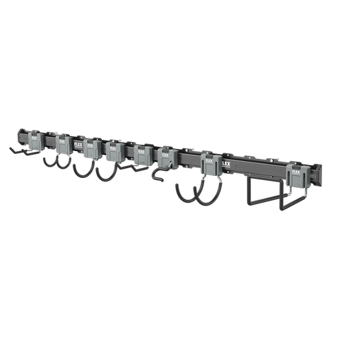 FLEX FSM1502-10 TRACK-LOCK 10-Piece All-Purpose Wall Storage Set – product view (1)