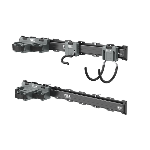 FLEX FSM1503-6 TRACK-LOCK 6-Piece Landscaping Tool Wall Storage Set – product view (1)