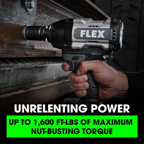 FLEX FX1472B-1C 3/4" High Torque Impact Wrench Kit (1x5.0Ah Battery+160W Charger)