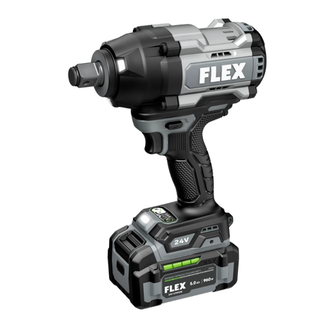 FLEX FX1472B-1C 3/4" High Torque Impact Wrench Kit (1x5.0Ah Battery+160W Charger)