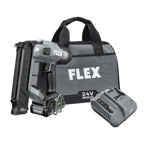 FLEX FX4331-1A 18Ga Brad Nailer Kit (1x2.5Ah Battery+160W Charger)