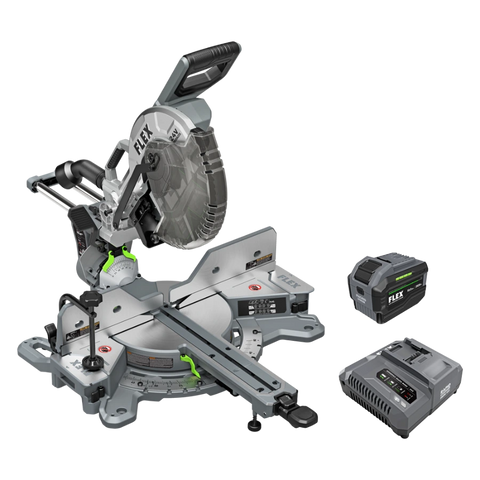 FLEX FX7141A-1J 12" Dual Bevel Sliding Compound Miter Saw Stacked Lithium Kit