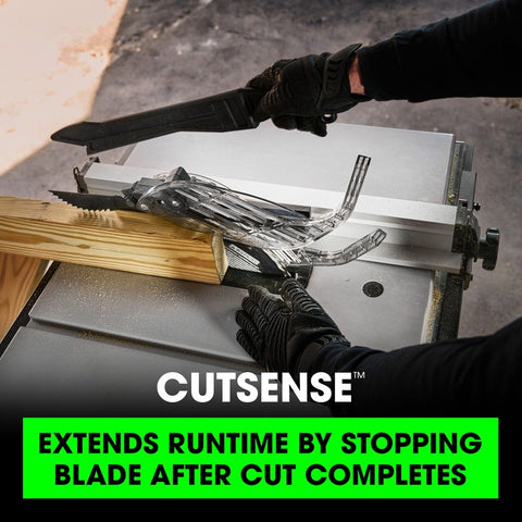 FLEX FX7221-Z 24V 10-Inch Table Saw – Bare Tool – feature view; battery and optional accessories sold separately (6)