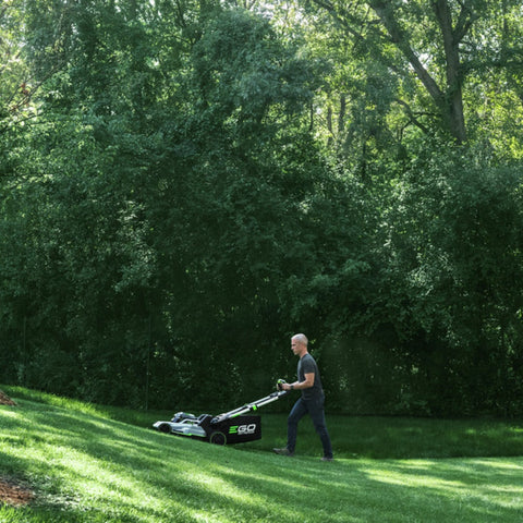 EGO LM2123SP-2 800 SERIES Mower + 21” Touch Drive™ Self-Propelled with 4.0Ah and 6.0Ah Batteries, 550W Rapid Charger