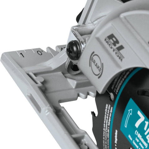 Makita XSR01PT blade guard front detail